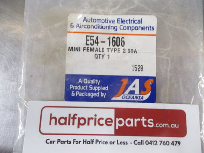 JAS Oceania Mini Female Type-2 50A Fuse New Part