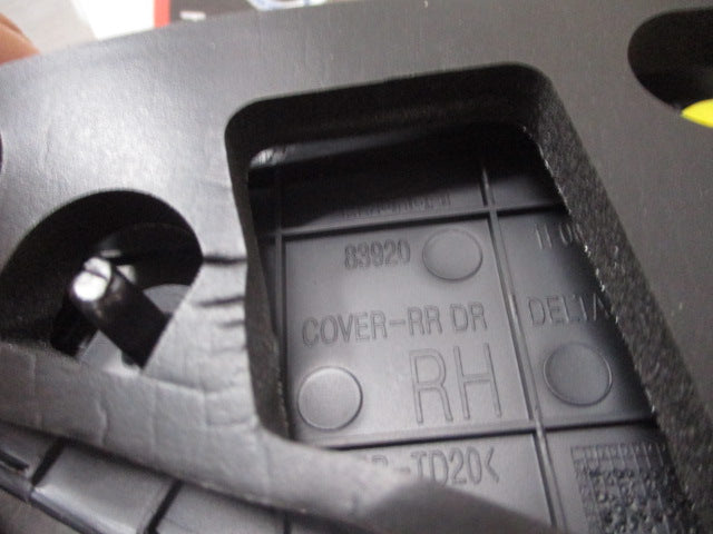 Kia Sportage Genuine Right Hand Rear Inner Trim Cover New Part