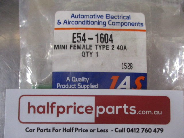 JAS Oceania Mini Female Type-2 40A Fuse New Part