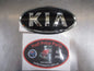 Kia Carnival/Sportage Genuine Rear Tail Gate Emblem (Chrome And Black) New Part.