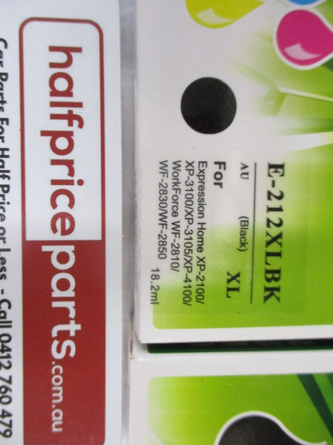 Ink Cartridge Black/Yellow/Magenta/Cyan Sold As Lot New Part