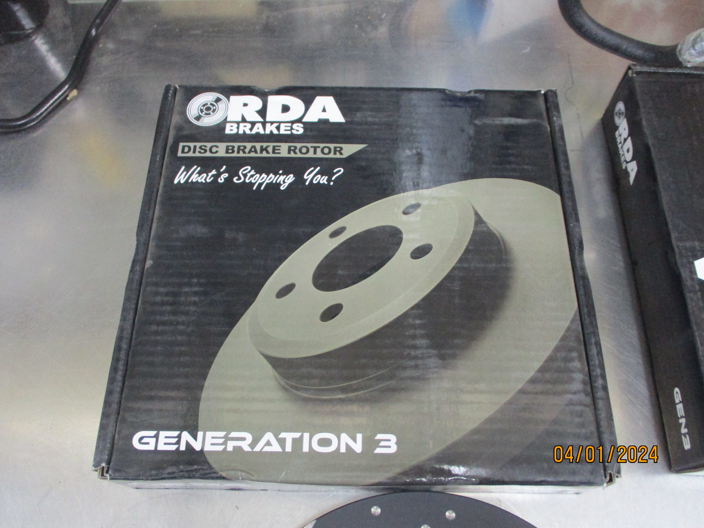 RDA Rear Disc Rotors (Pair) Slotted-Dimpled Suits Honda Accord CB/CC New Part