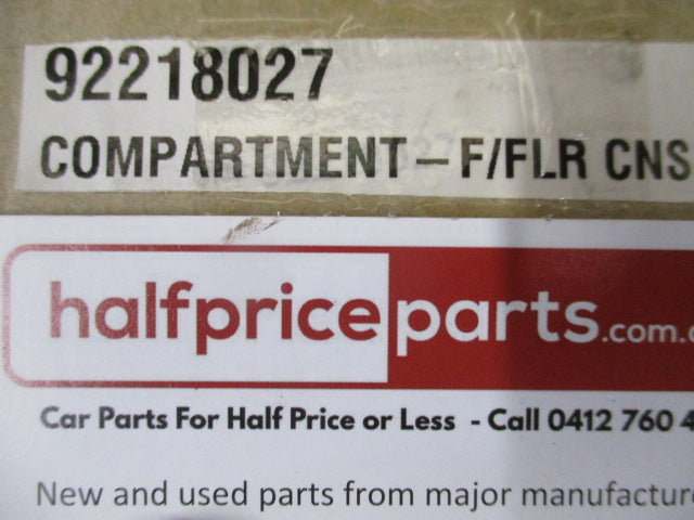 Holden VE Commodore Genuine Rear Centre Console Black Storage Tray - New Part