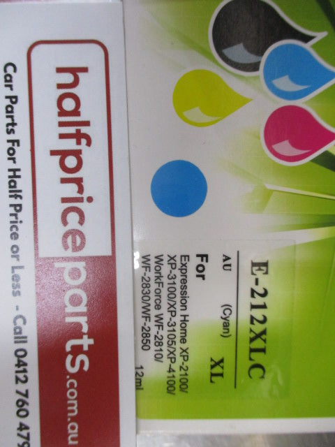 Ink Cartridge Black/Yellow/Magenta/Cyan Sold As Lot New Part