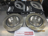 RDA Rear Disc Rotors Silver Standard Suits Lexus IS/F 5.0Ltr V8 Twin Turbo New Part