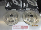 RDA Rear Disc Rotors Silver Standard Suits Lexus IS/F 5.0Ltr V8 Twin Turbo New Part