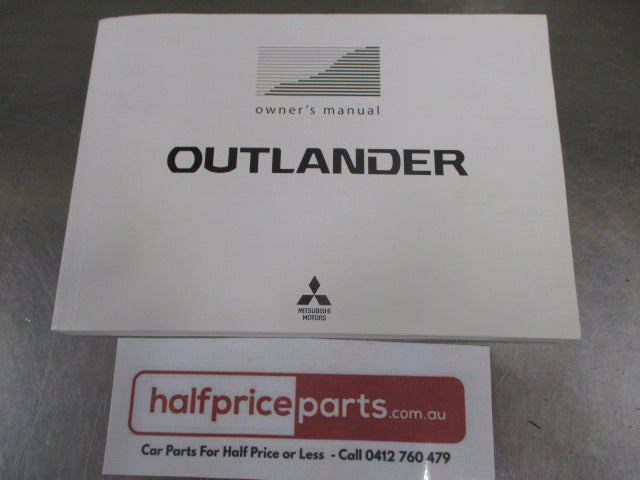 Mitsubishi Outlander ZJ/ZL Genuine New Owners Manual New Part