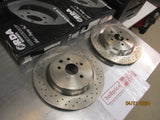 RDA Rear Disc Rotors Silver Standard Suits Lexus IS/F 5.0Ltr V8 Twin Turbo New Part