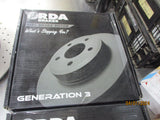 RDA Rear Disc Rotors Silver Standard Suits Lexus IS/F 5.0Ltr V8 Twin Turbo New Part