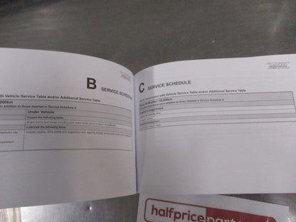 Mitsubishi Genuine Front Wheel Drive Service & Warranty Book New Part