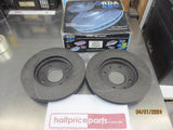 RDA Front Disc Rotors (Pair) Slotted-Dimpled Suits Proton Persona/Gen2 New Part