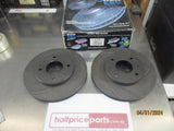 RDA Front Disc Rotors (Pair) Slotted-Dimpled Suits Proton Persona/Gen2 New Part