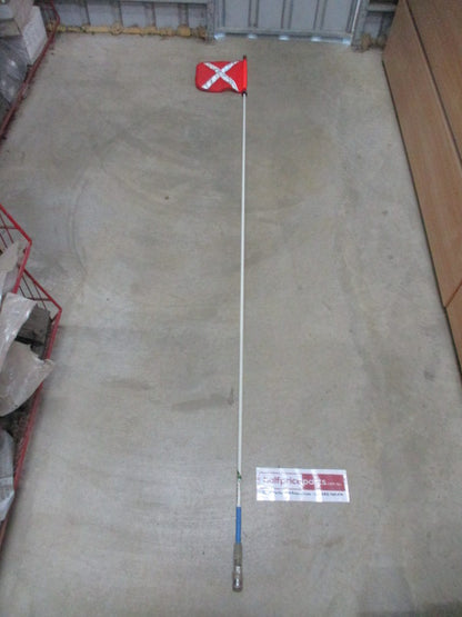 Road Safety / Mining / 4WD Sand Flag (Safety Pole & Reflective Pink Flag) 2.59m New Part