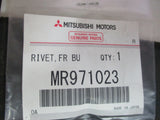 Mitsubishi Genuine 4mm Bumper Rivet (Black) New Part