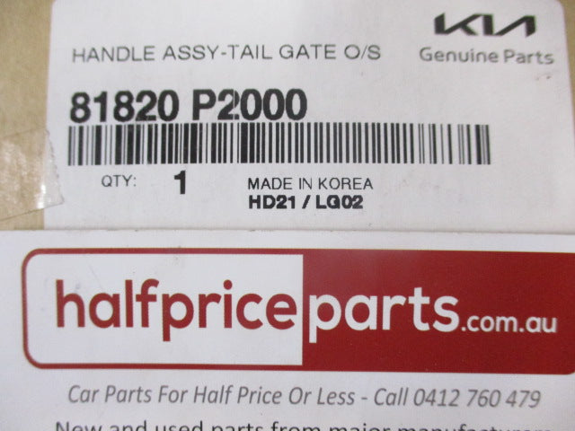 Kia Sorento Genuine Tail Gate Handle Assembly New Part