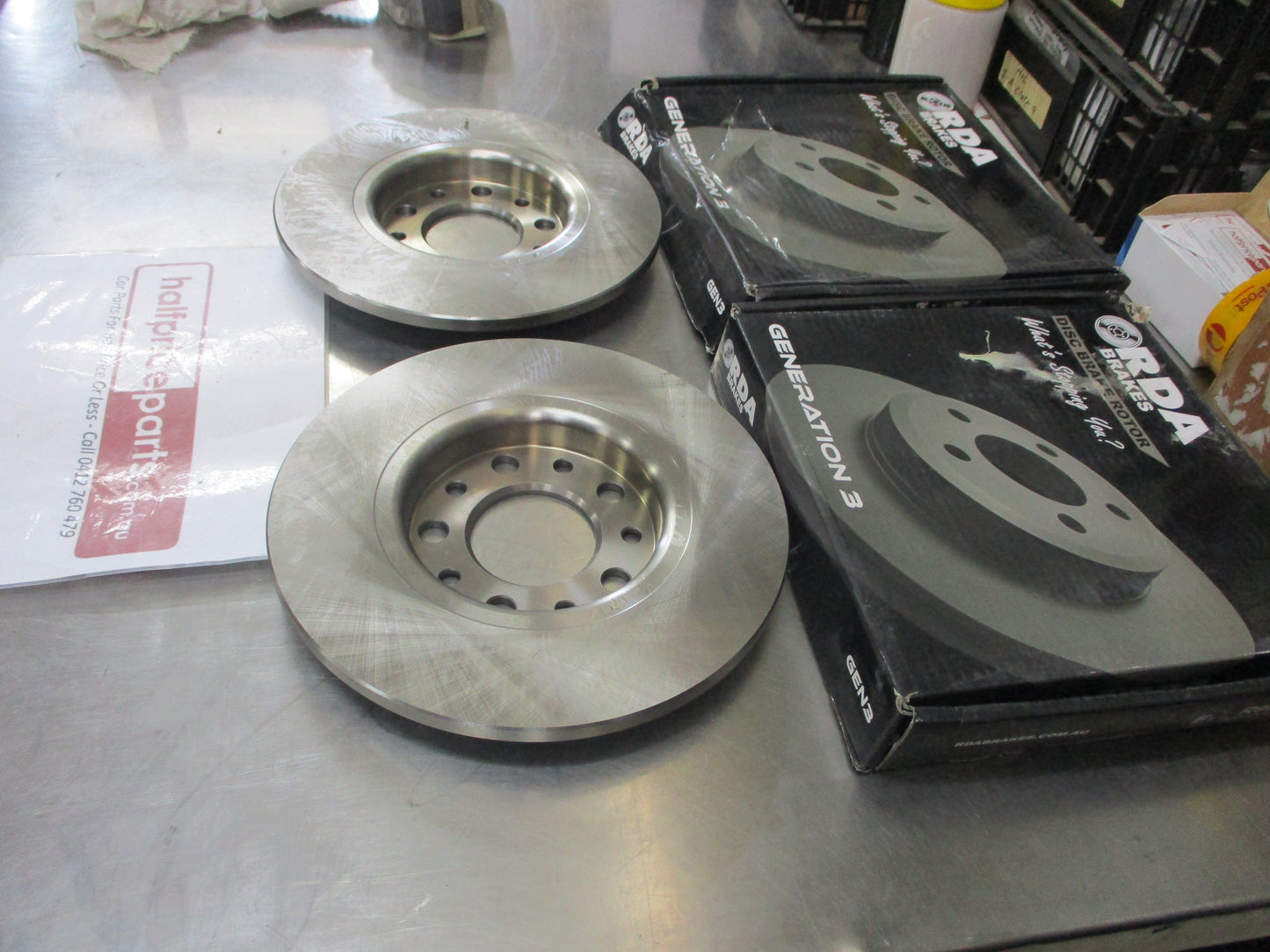 RDA Rear Disc Rotors (Pair) Standard Suits Jeep Cherokee KL 2.0TD/2.4Ltr New Part