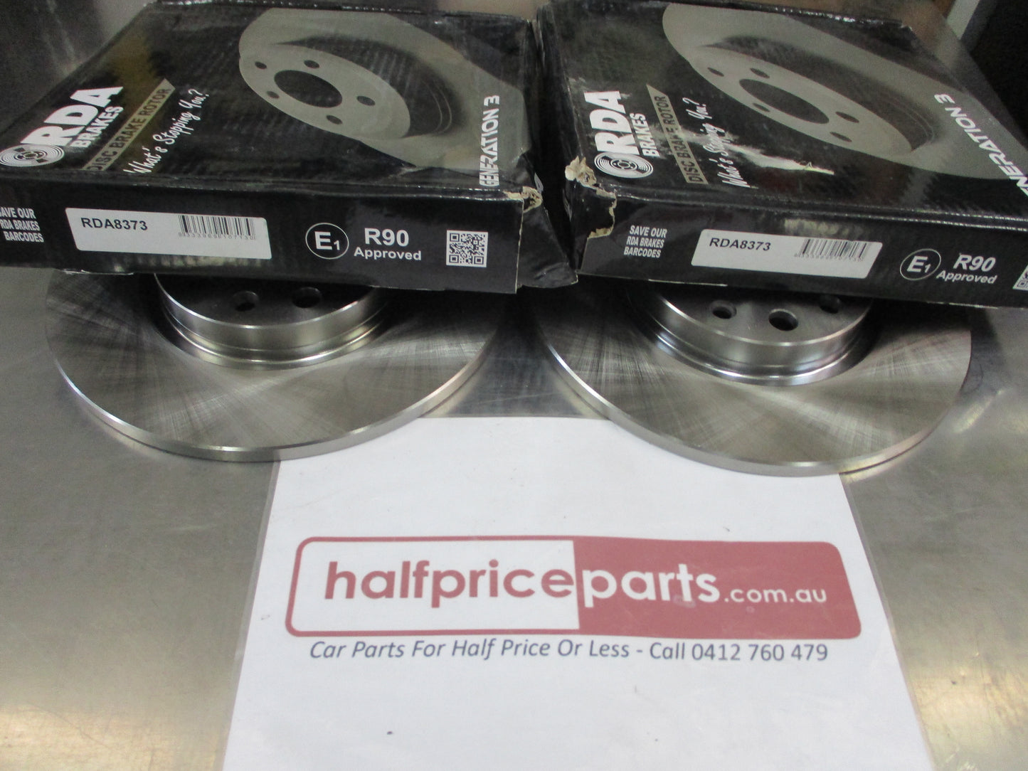 RDA Rear Disc Rotors (Pair) Standard Suits Jeep Cherokee KL 2.0TD/2.4Ltr New Part