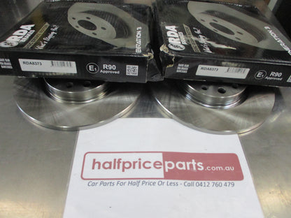 RDA Rear Disc Rotors (Pair) Standard Suits Jeep Cherokee KL 2.0TD/2.4Ltr New Part