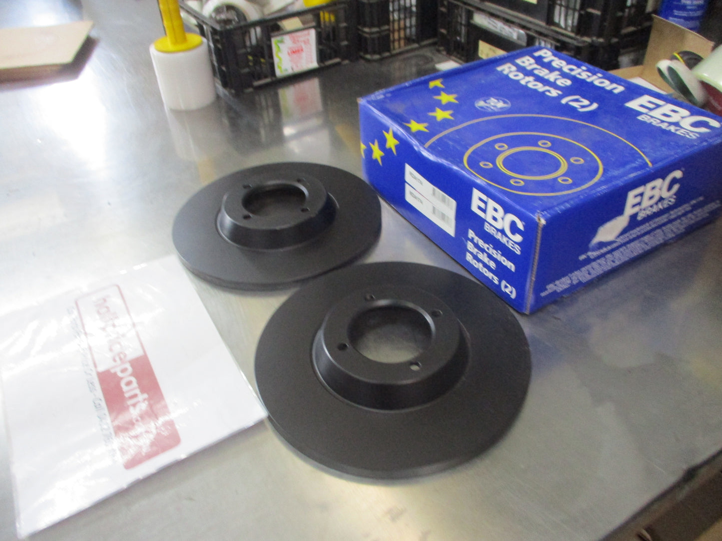 RDA Front Disc Rotors (Pair) Standard Suits Triumph TR3/TR4/TR5 New Part