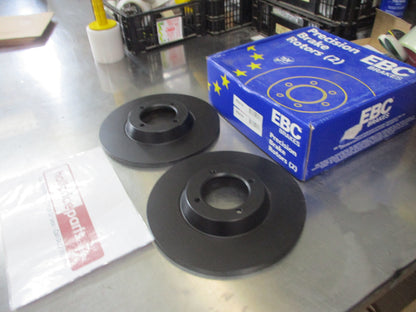 RDA Front Disc Rotors (Pair) Standard Suits Triumph TR3/TR4/TR5 New Part