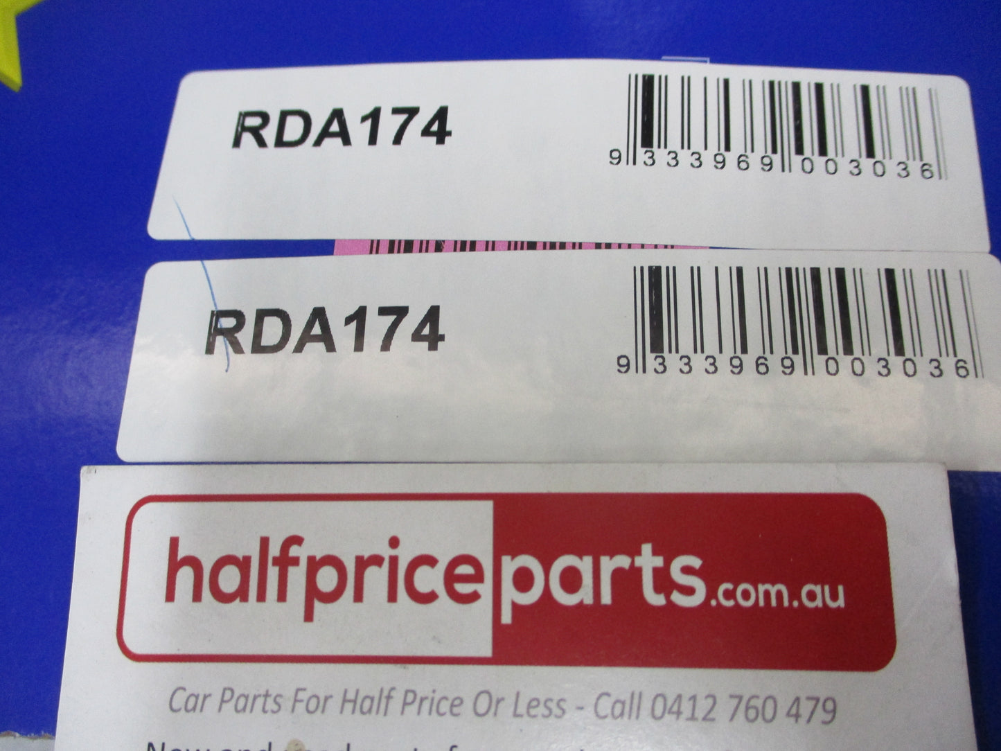 RDA Front Disc Rotors (Pair) Standard Suits Triumph TR3/TR4/TR5 New Part