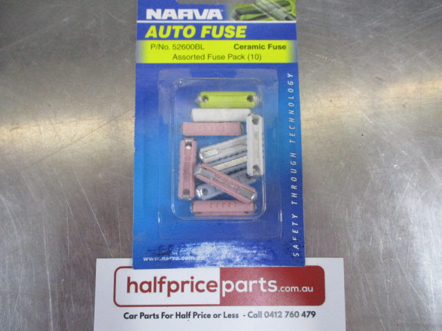 NARVA Assorted Ceramic Fuses Mixed Pack of 10 New Part