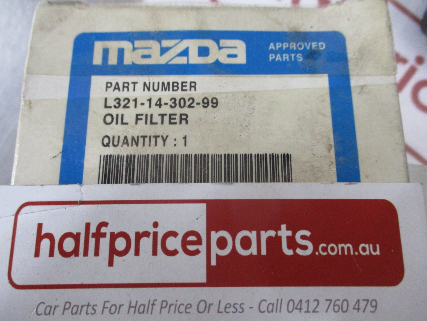 Mazda 3-BK/6-GG-GY/6-GH/CX-7-ER Genuine Petrol Oil Filter New Part
