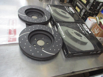 RDA Front Disc Brake Rotors (Pair) Suits Chrysler 300C/300 EXCL-SRT New Part