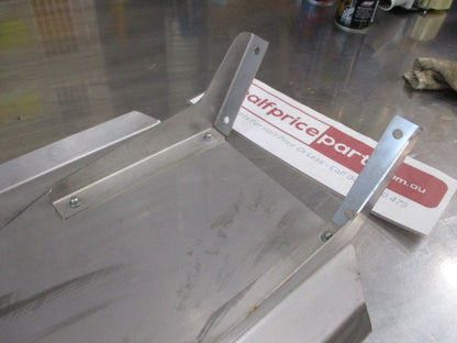Tray Back Stainless Steal Mud Guard And Brackets New Part