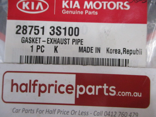 Kia Forte/Optima/Rondo/Carnival/Sorento/Soul/Sportage/Stinger Genuine Exhaust Pipe Gasket New Part