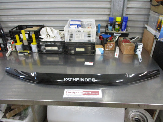 Nissan R51 Pathfinder Genuine Smoked Bonnet Protector Kit New Part