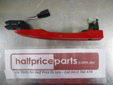 Honda Civic Genuine Drivers Side Front Door Handle Rallye Red Painted New Part