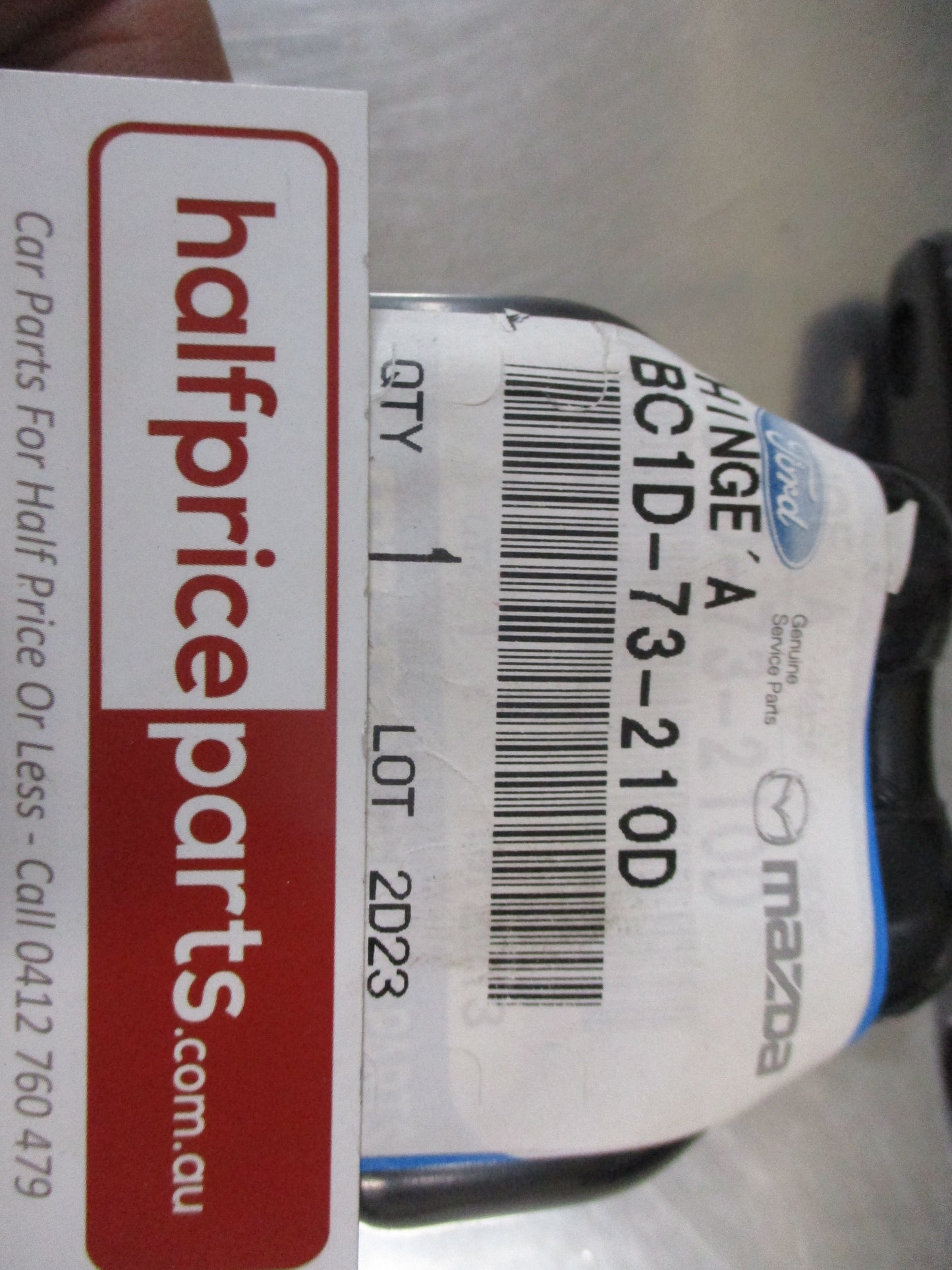 Mazda Protege Sedan Genuine Passenger Rear Door Upper Hinge New Part