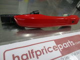 Honda Civic Genuine Drivers Side Front Door Handle Rallye Red Painted New Part