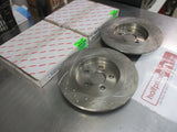 RDA Rear Disc Rotors Slotted-Dimpled Suits Lexus CT New Part