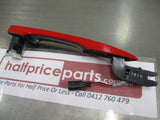 Honda Civic Genuine Drivers Side Front Door Handle Rallye Red Painted New Part