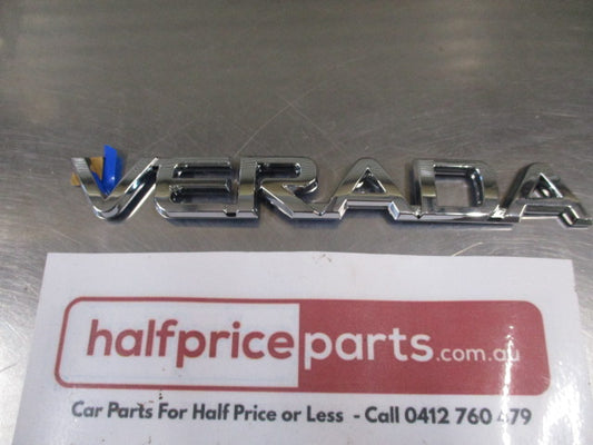 Mitsubishi Verada Genuine Chrome Emblem New Part