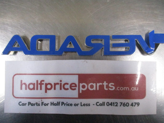 Mitsubishi Verada Genuine Chrome Emblem New Part