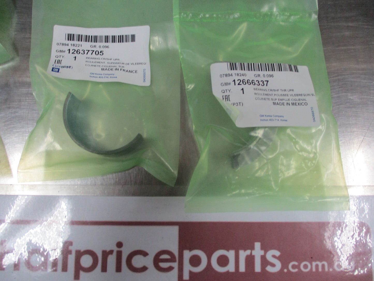 Holden Astra Genuine 1.0L Petrol Standard Crankshaft Bearing Kit New Part