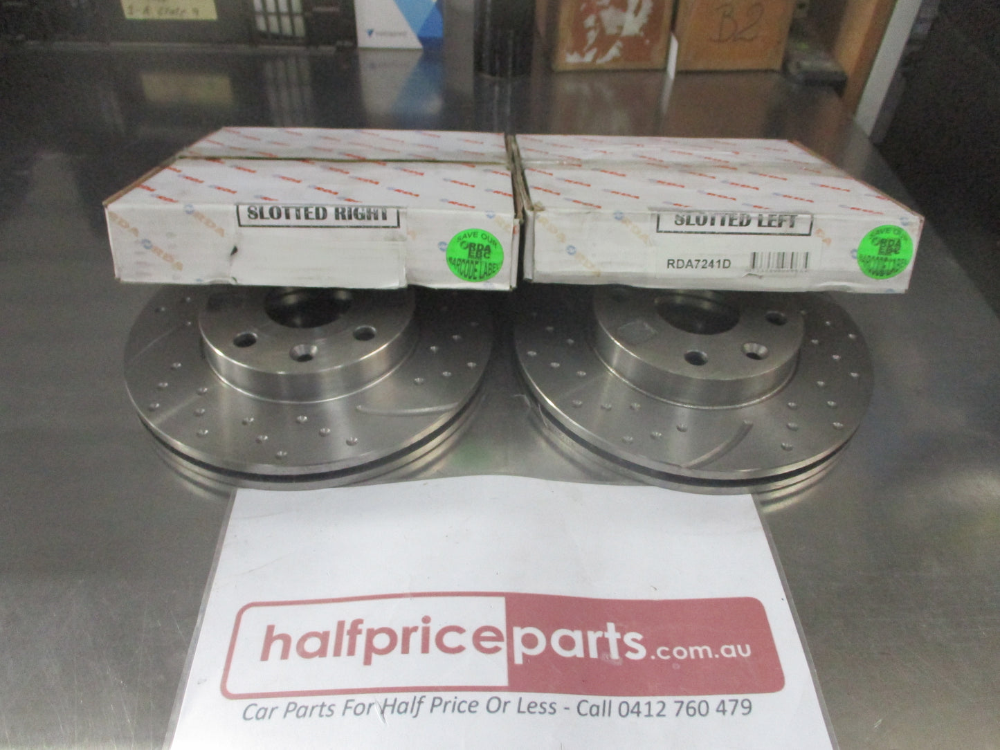 RDA Rear Disc Brake Rotors (Pair) Suits Kia Rio New Part