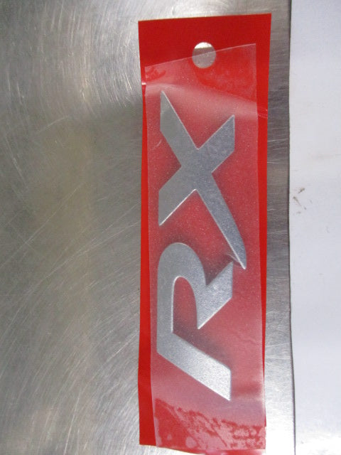 Mitsubishi Mirage/Lancer Genuine Boot Lid Chrome RX Emblem New Part