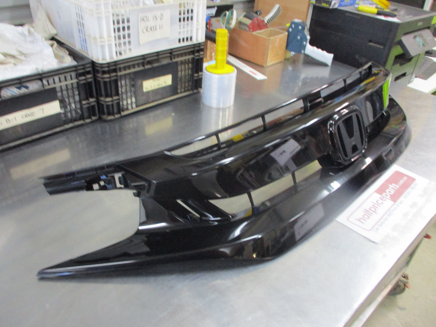 Honda Civic FC RS Genuine Front Grille Assembly (Piano Black) New Part
