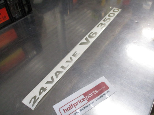 Mitsubishi Pajero Genuine Silver 24 Valve V6 3500 Decal New Part