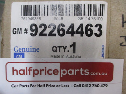 Holden VF SS Commodore Genuine Jet Black Right Hand Body Lock Pillar Garnish Molding New Part