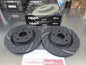 RDA Front Disc Rotors (Pair) Slotted-Dimpled Suits Holden VE-VF-WM 6.0Ltr/6.2Ltr New Part