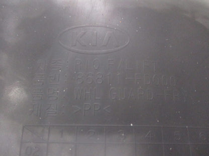 Kia Rio Genuine Left Hand Front Splash Guard New Part