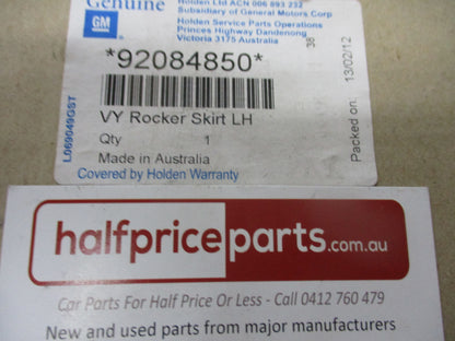 Holden VY/VZ/CV8 Monaro/Commodore/Calais Genuine Left Hand Rocker Panel (Unpainted) New Part