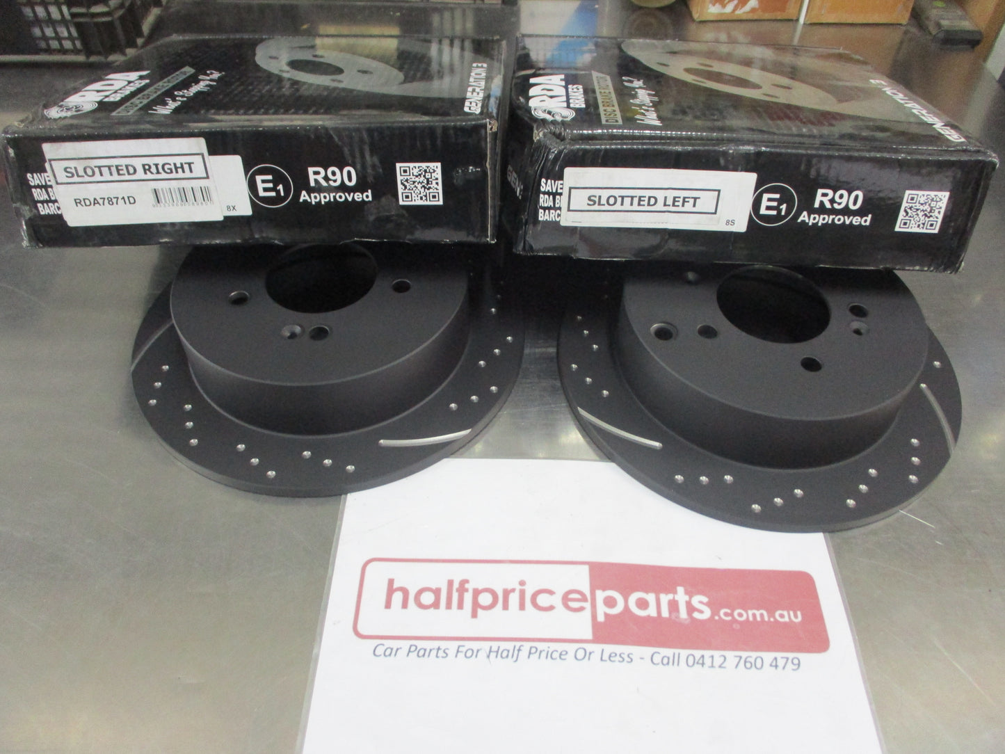 RDA Rear Disc Brake Rotors (Pair) Suits Hyundai IX35/Tucson/Trajet/Kia Sportage New Part