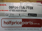 Honda City Genuine Side Skirt Kit (Left And Right Only) Pearl White New Part