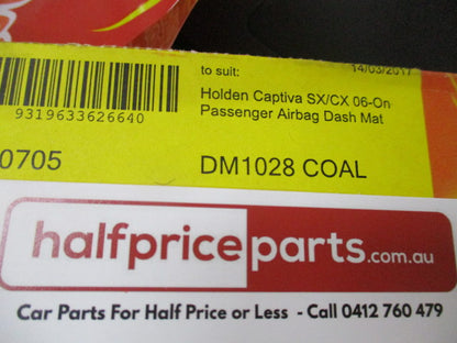 Shevron Dash Mat (Grey) Suits Holden CG Captiva 7 Series I-II New Part